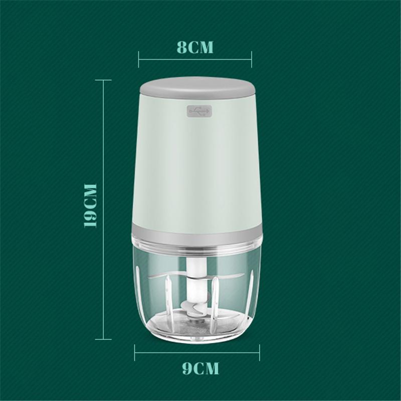 Elektrický sekáček na potraviny 300ml Drtič česneku Mlýnek na maso Mini lis na česnek Drtič na zeleninu Drtič