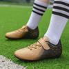 Non Slip New Boy's Soccer Shoes Girl's Cleats Outdoor Match Training Sport Football Boots Men Long Spikes Comfortable Breathable