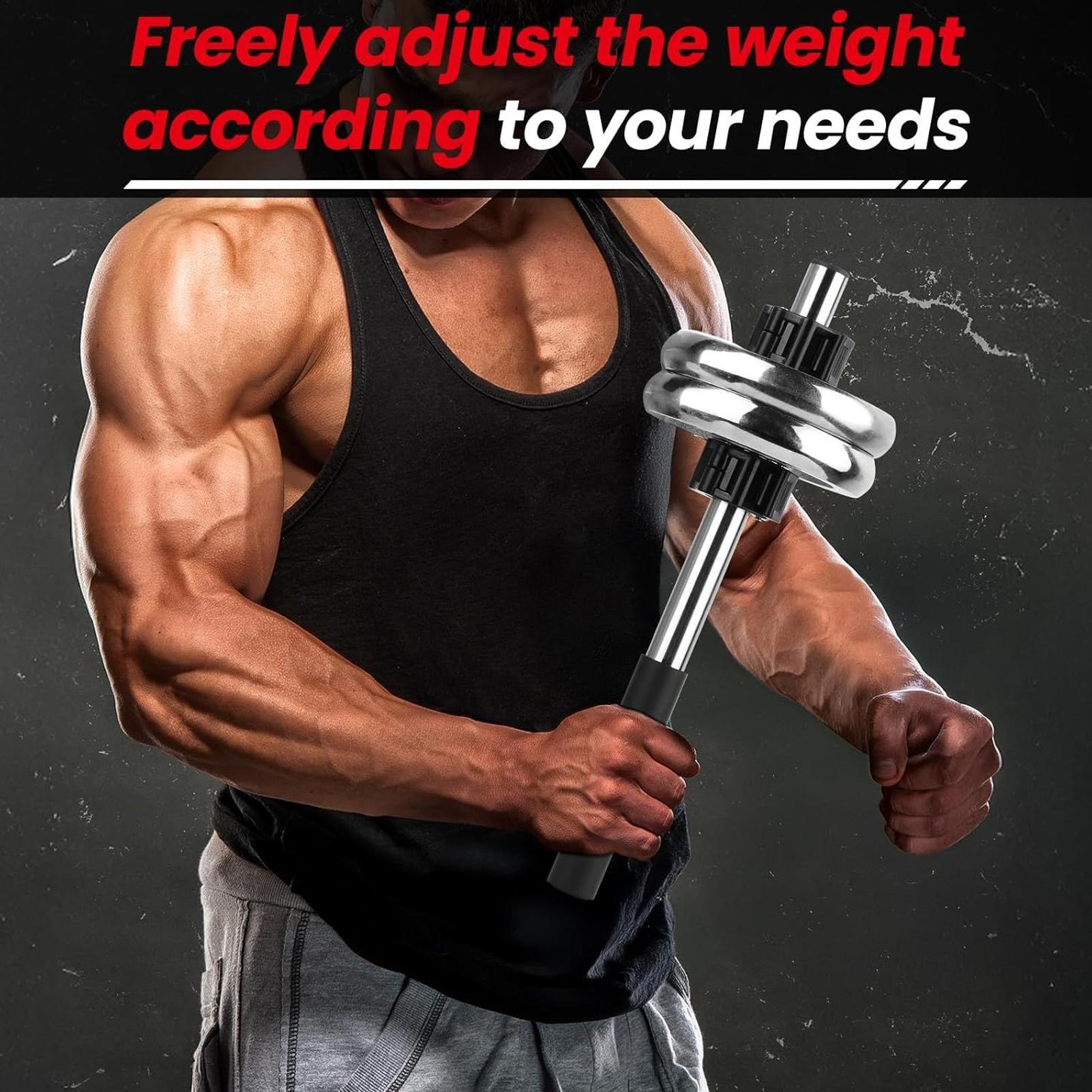 

Dumbbell Bar Wrist Bar Workout Exerciser Equipment Adjustable Forearm Strengthener For Women Men Home Workplace Gym Fitness China Mainland