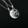 Valentine's Gift Yin Yang Clavicle Necklace Tai Chi Necklace Pendant Choker Couple Pendant