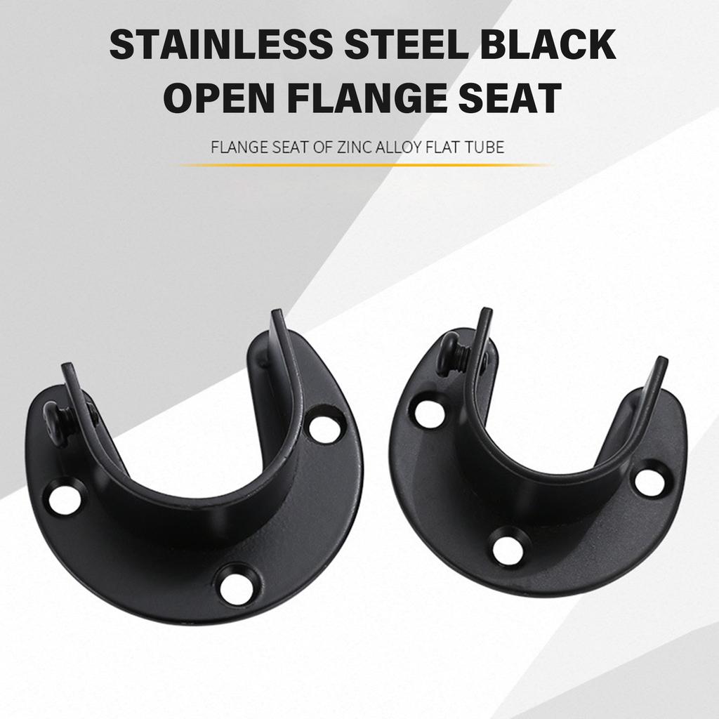 Heavy Duty Closet Rod Bracket with Screws Closet Rod Brackets End Supports Suitable for Closet Rod