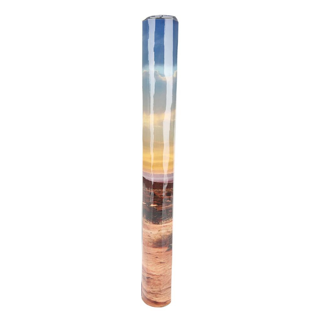 Sfondo Per Acquario Stile Deserto E Tramonto - Adesivo In PVC, Facile Da Applicare - Foto 5