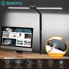 Home LED Eye-Care Reading Desk Lamp with Memory Timer Function 3200K-6500K Stepless Dimming 1800LM 2-Head PC Monitor Table Light