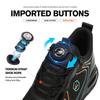 Waterproof Upper Men Safety Shoes Rotated Button Steel Toe Sneakers Anti-stab Anti-smash Work Shoes Man Work Safety Boots Light