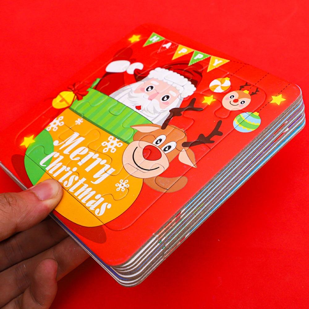 Santa Claus Christmas Puzzle Toys Christmas Cartoon Jigsaw Puzzles  Christmas Gifts