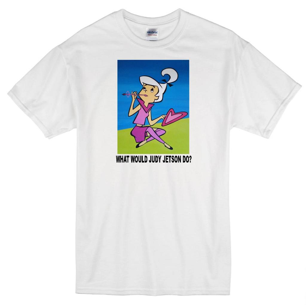 JUDY JETSON WWD? DIE JETSONS ZEICHENTRICKFILM GEORGE ELROY ASTRO JANE TV WEISS T-Shirt Oberteile T-Shirts Unisex