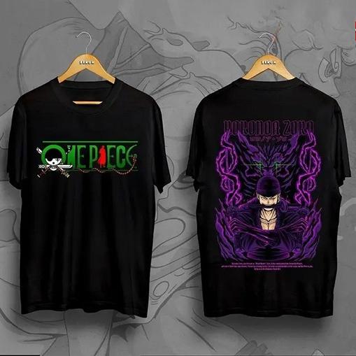 One Piece Anime T Shirt Unisex Women Cotton Short Sleeve Tee Tops Summer Luffy Zoro Sanji Graphic Print Streetwear Casual Yk
