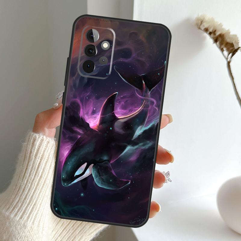 Killer Whale Case For Samsung Galaxy A16 A26 A36 A56 A55 A35 A15 A54 A34 A14 A52 A32 A12 A13 A33 A53 A17