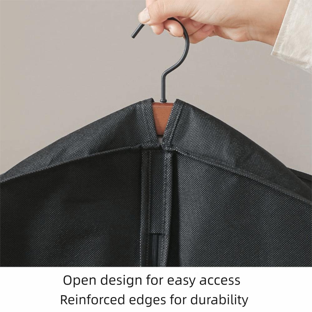 Mesh Pockets Portable Garment Bags Multi-Compartment Foldable Travel Garment Bags with Window Hanging Dress Dust Bag Travel