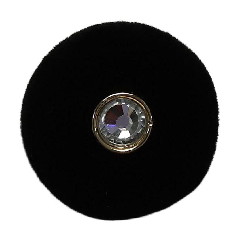 Flocking Diamond Buttons New Chinese Style Double-Sided Nylon Jacket Cheongsam Decorative Women'S Coat Suit Button Accessories