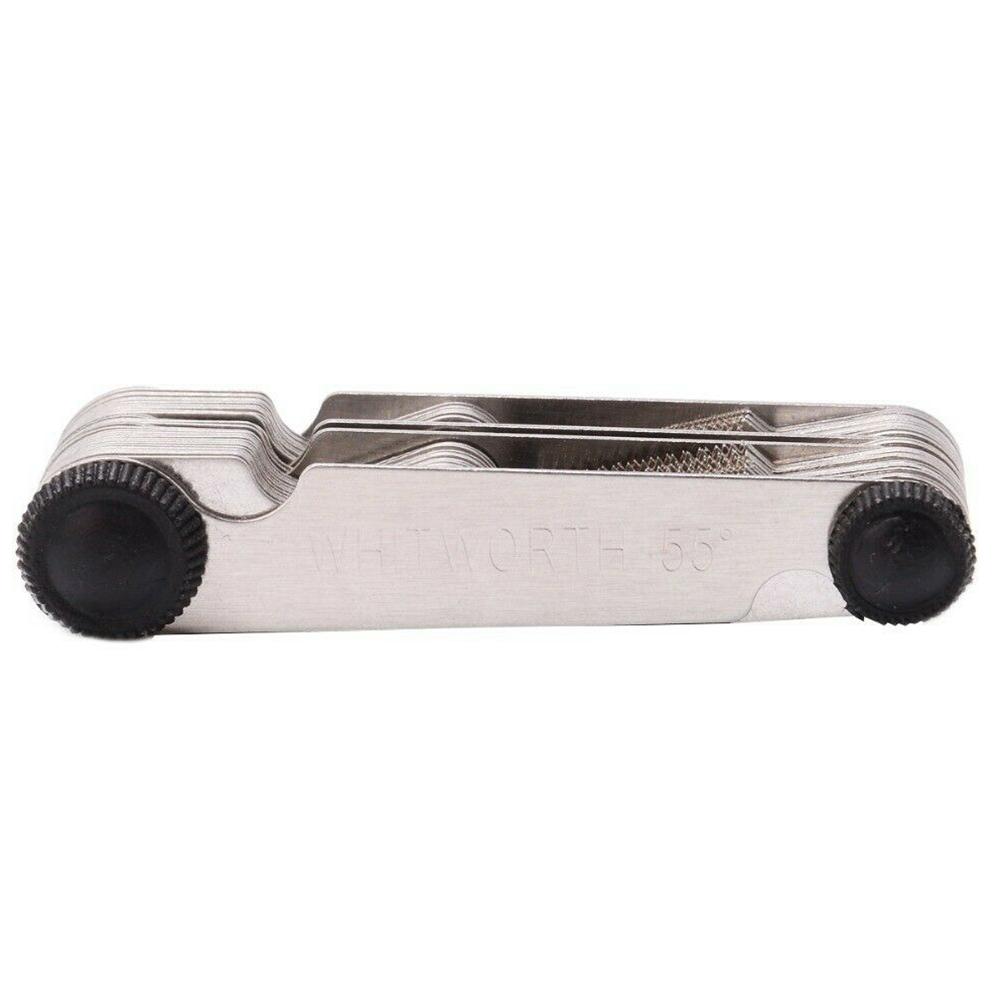 

Metalworking Gauge Thread 0.25-6mm Thread Template 1 PC 1* 52 Sheets 60 Degree Metric Inch Stainless Steel Thread Gauge China Mainland
