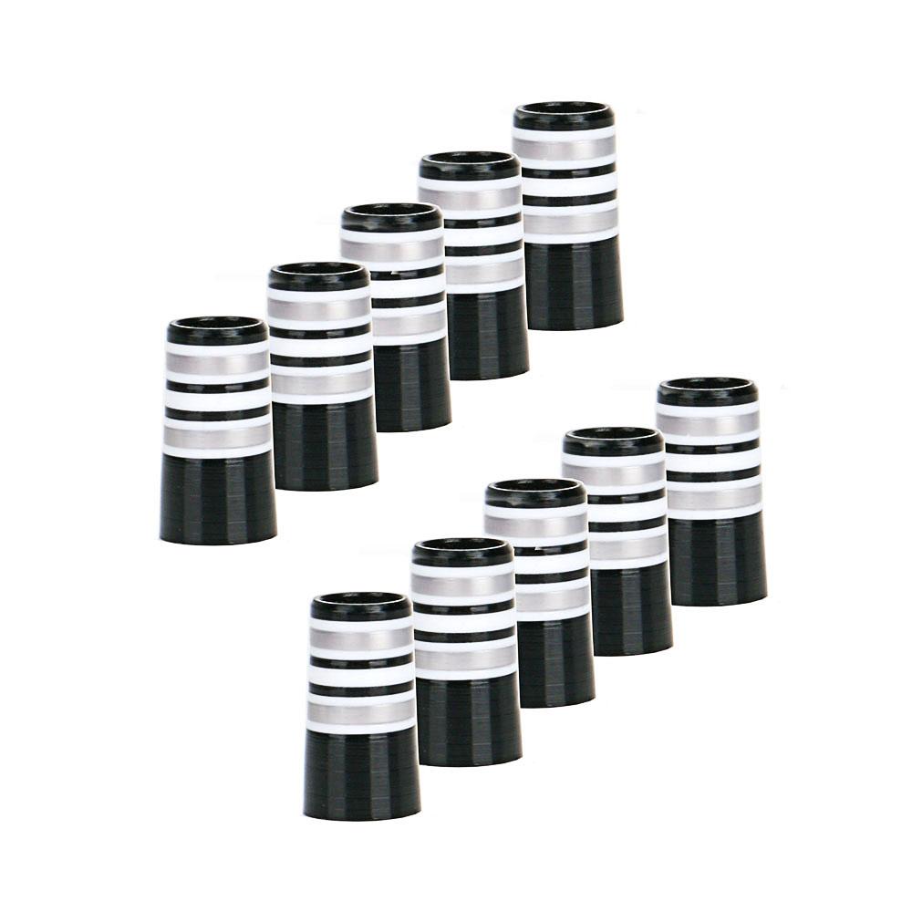 10 Pcs Golf Ferrules Golf Iron Grip for 0.370 Tip Irons Shaft Sleeve Adapter Ferrule Golf Iron Club Ferrules Replacement Parts