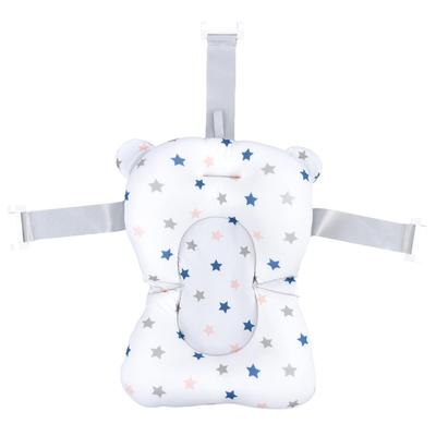 Baby Bathtub Mat Pad Cute Elegant Soft Breathable Newborn Infant Bath Support Floating Cushion
