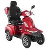 Scooters de Mobilidade de 4 Rodas de Alta Resistência para Idosos e Adultos, Capacidade de 500 lbs, 35 KM 3 Velocidades Longa Autonomia, Scooter Elétrico Recreativo Todo-o-Terreno de 1000W