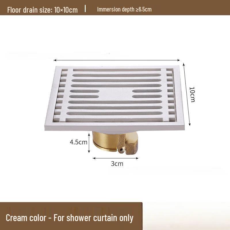 MDNG Long Strip Bathroom Floor Drain (2-Pack)
