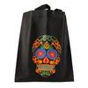 Rhinestone Painting Handbag Skull On Black Style Rich Colors 5D Rhinestone Shopping Bag for Kids