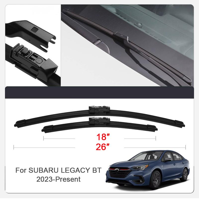 2 Stück Auto Flachwischer Gummi Scheibenwischer für SUBARU ASCENT CROSS FORESTER IMPREZA LEGACY OUTBACK SOLTERRA WRX XV Auto Zubehör
