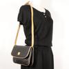 Celine Old Celine Shoulder Bag 2-way Clutch Black Calfskin Women Used