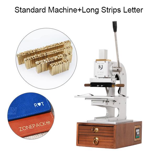 ZONESUN Multifunction Hot Foil Stamping Machine WT-90XTS Infrared Locator Leather Wood Paper Heat Press Machine with Drawers