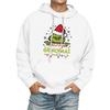 Men's Print Hooded Sweatshirt Long-Sleeve Casual Pullover Hoodie Hooded Sweatshirt
