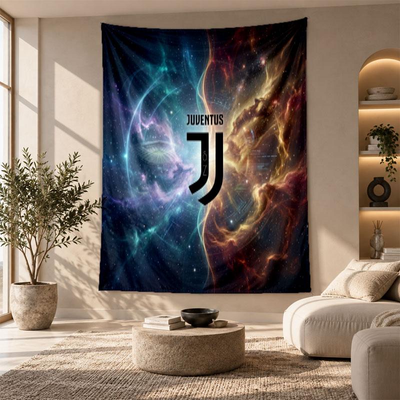 Dekoratives Wandbehang, Juventus FC Aufdruck Wandkunst, Leichte Wanddekoration Für Schlafzimmer Hintergrund