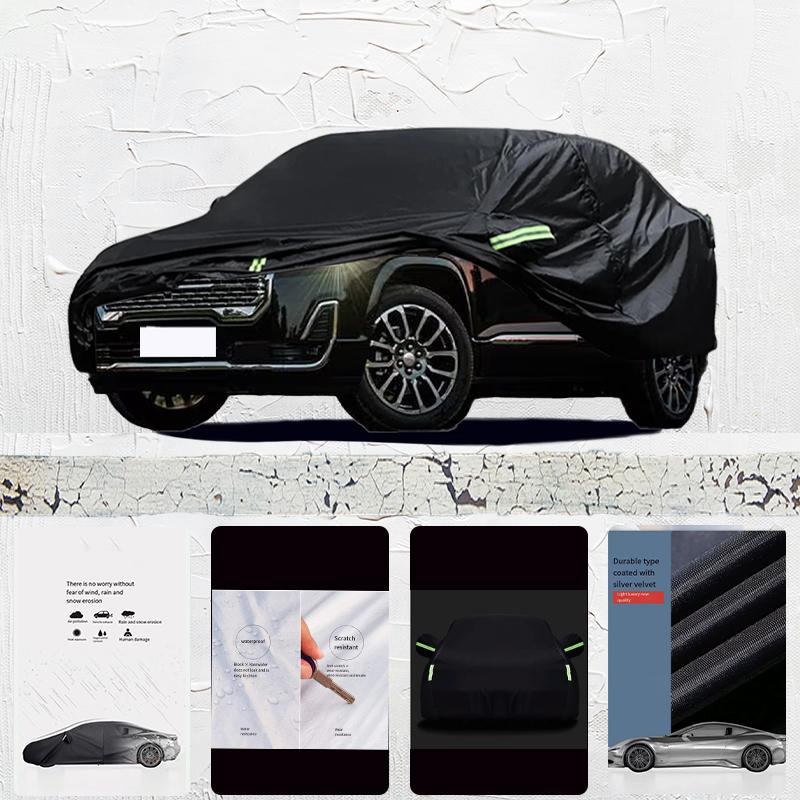 For Genesis Acadia Anti-UV Sun Shade Rain Snow Resistant Black Cover Dustproof Car umbrella Full Car Cover Outdoor Protection