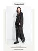 2025 Autumn Women's Wide-Leg Casual Pants with Design Sense and Lace Detail, Plus Size Available