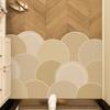 Entrance Door Mat Non-Slip Free Cutting Decorative Entrance Mats for Perfect for Laundry Kitchen Guest Room Decor Foot Rug