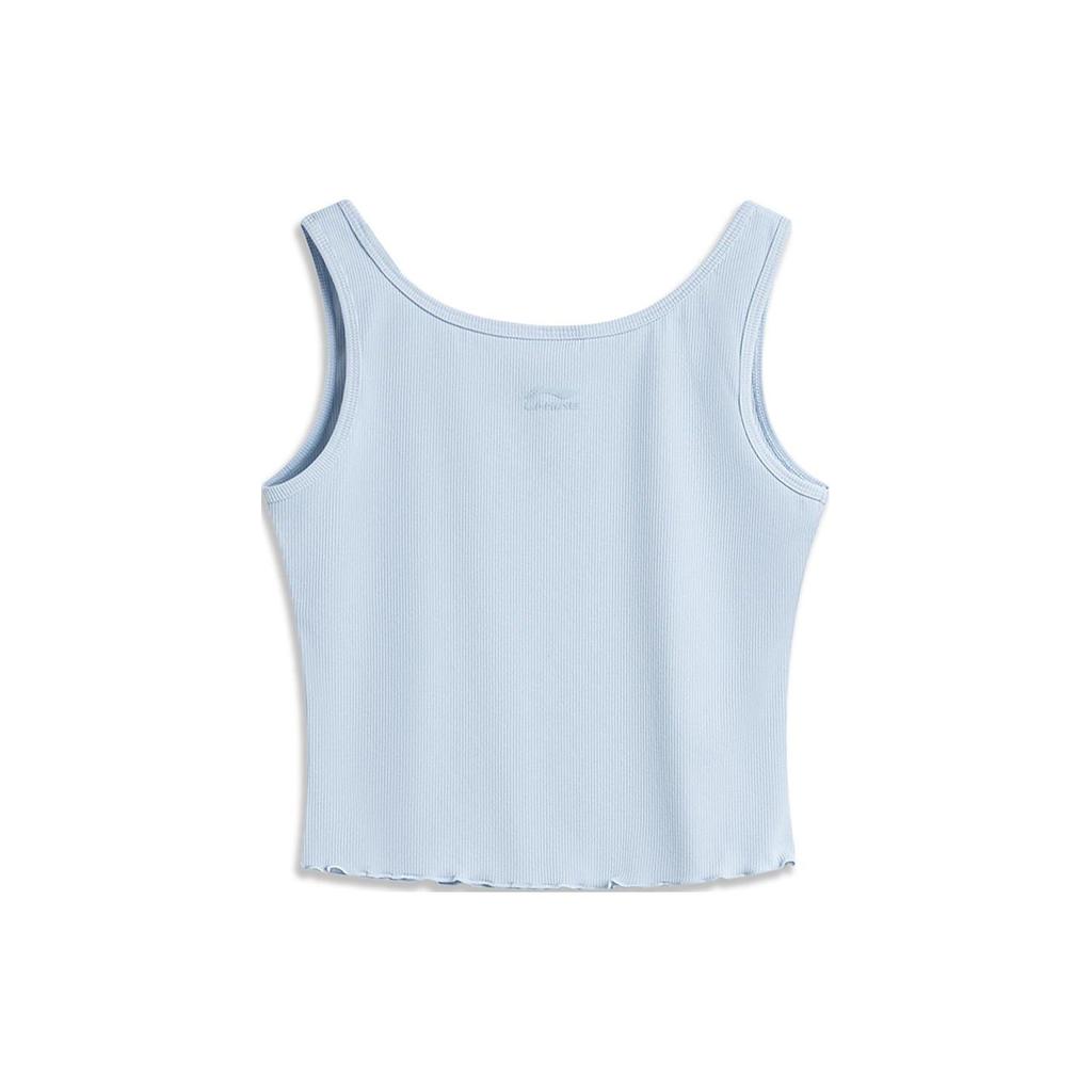 Li Ning X Disney Collaboration Samp Rabbit Series Animal Pattern Print Moisture-Wicking Tank Top Women Tops Cloud-Blue AVSU506-2