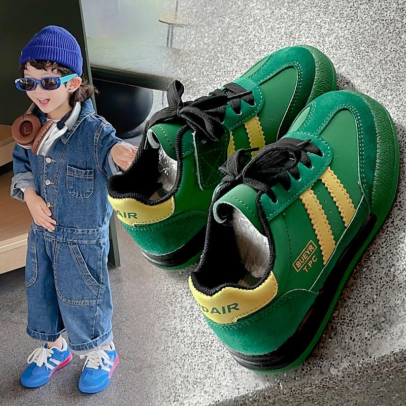 2025 Autumn New Students Children's Versatile Casual Shoes Girls Low-top Forrest Gump Shoes Boys Soft-soled Sports Shoes
