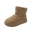 Fashion Snow Boots Women's Velvet Thickening New Winter Fashion Short-tube Slip-on Warm Bread Cotton Shoes Winter Boots Platform Shoes