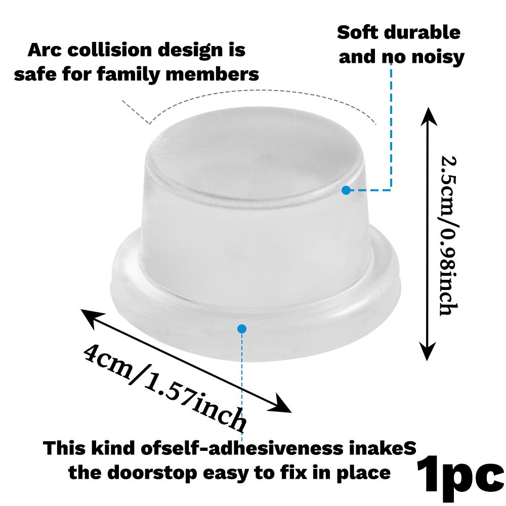 Nálepky proti kolizi kliky dveří, silikonové tiché podložky, nálepky na dveře, zarážky dveří, nálepky na dvířka skříněk a zadní stěnu