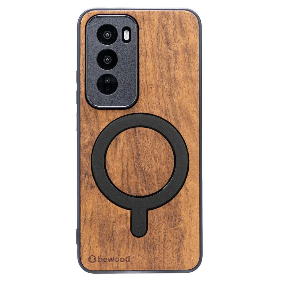 Bewood Wooden Case for Oppo Reno 12 Pro 5G imbuia with MagSafe
