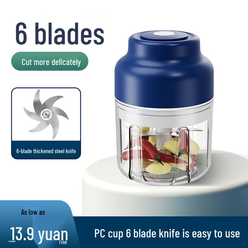 Wireless Electric Garlic Mincer & Masher - Automatic Garlic Press & Mixer for Kitchen and Baby Food Preparation
