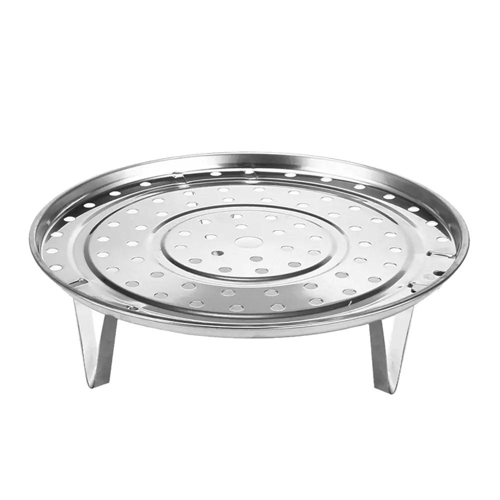 1 pièce Panier à vapeur Nouveau Support Panier à vapeur Acier inoxydable Outil de cuisine Plateau à vapeur Multi-taille Bol Pot Multifonction