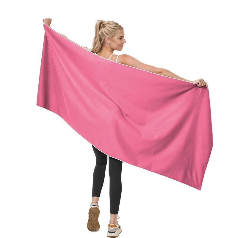 Magnetic Quick-Dry Microfiber Sports Beach Towel