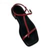 2025 New Gladiator Women Sandals Fashion Clip Toe Flats Ladies Outdoor Beach Vacation Sandal Summer Women's Shoes