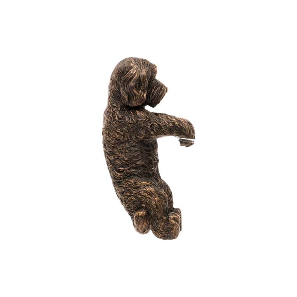 Dog Bronze Gecko Garden Decoration Hanging Decor Puppy Resin Ornament Home Living Room StyleB Dog