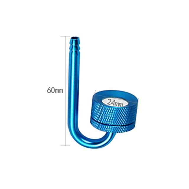 Silver-Purple-Blue Aquarium CO2 Diffuser for Aquatic Plants and Fish Tanks