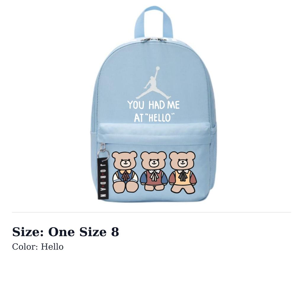 Jordan Polyester Backpack Unisex Blue DV5304-411(team378-yinhua x1)