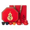 Retro red gourd teacup master cup ceramic tea tasting cup kung fu tea set single cup personal tea cup