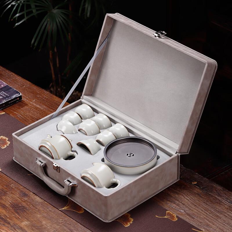 Eight Treasures 'Rising Steps' 11-Piece Gongfu Tea Set