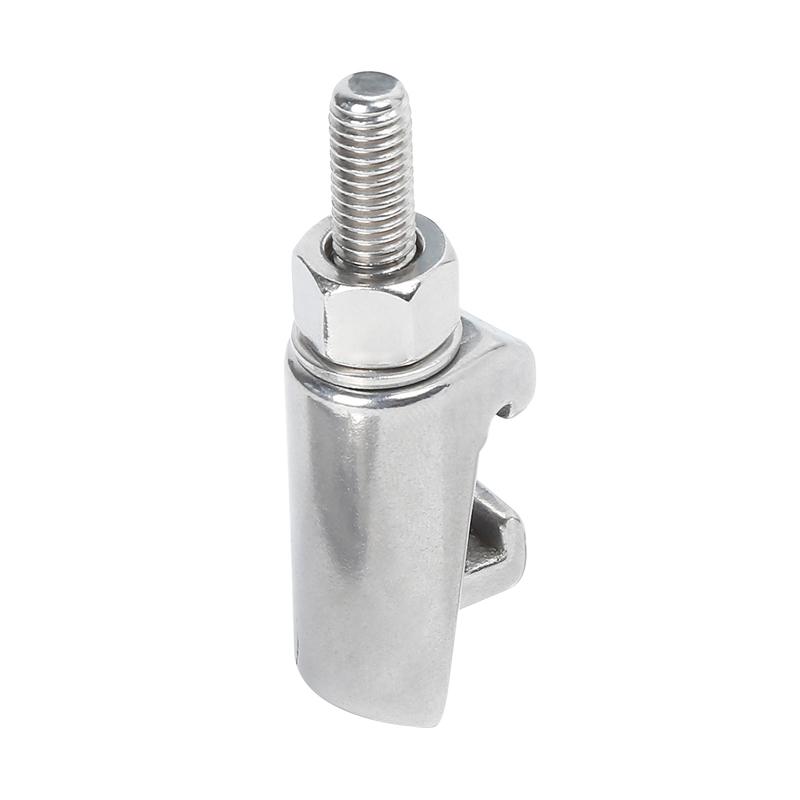 5pcs 304 Stainless Steel Hook Bolt M8/M10/M12 C-Clamp Pipe Bracket with MF/ISO Flange