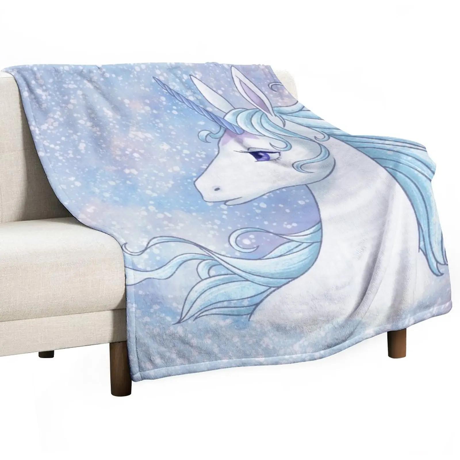 

The Last Unicorn Throw Blanket Summer Blanket throw blanket for sofa 30x40in