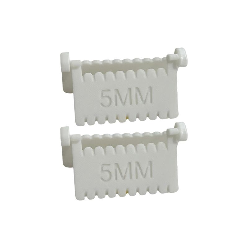 2Pcs Hinged Sewing Template Ruler Plastic Quilting Measuring Tool Edges Locking Stitching Guide for Fabric Stitching