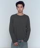 Regular Long Sleeve Crop T-Shirt [Dark Gray]