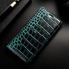 For Apple IPhone 7 8 X XS XR 11 12 13 14 15 16 16E Pro Plus Max Case Crocodile Genuine Leather Flip Wallet Cover Cases