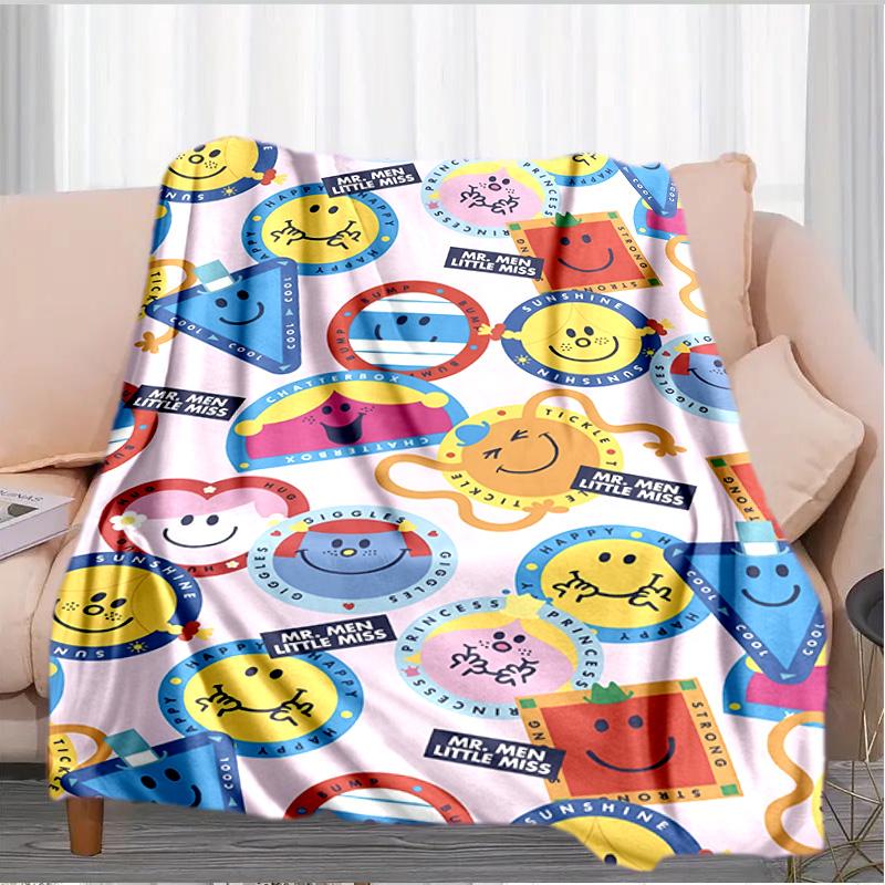 Mr Man Colorful Creatures Blanket Suitable for Sofas, Beds, Offices, And Camping - Perfect Gift for Halloween Christmas