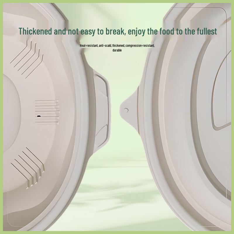 Biologisch abbaubare runde Mahlbox aus Maisstärke