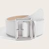 Trendy Suede Leather Wide Belt Luxury Design Business Waist Strap Trouser Dress Belts  Gifts